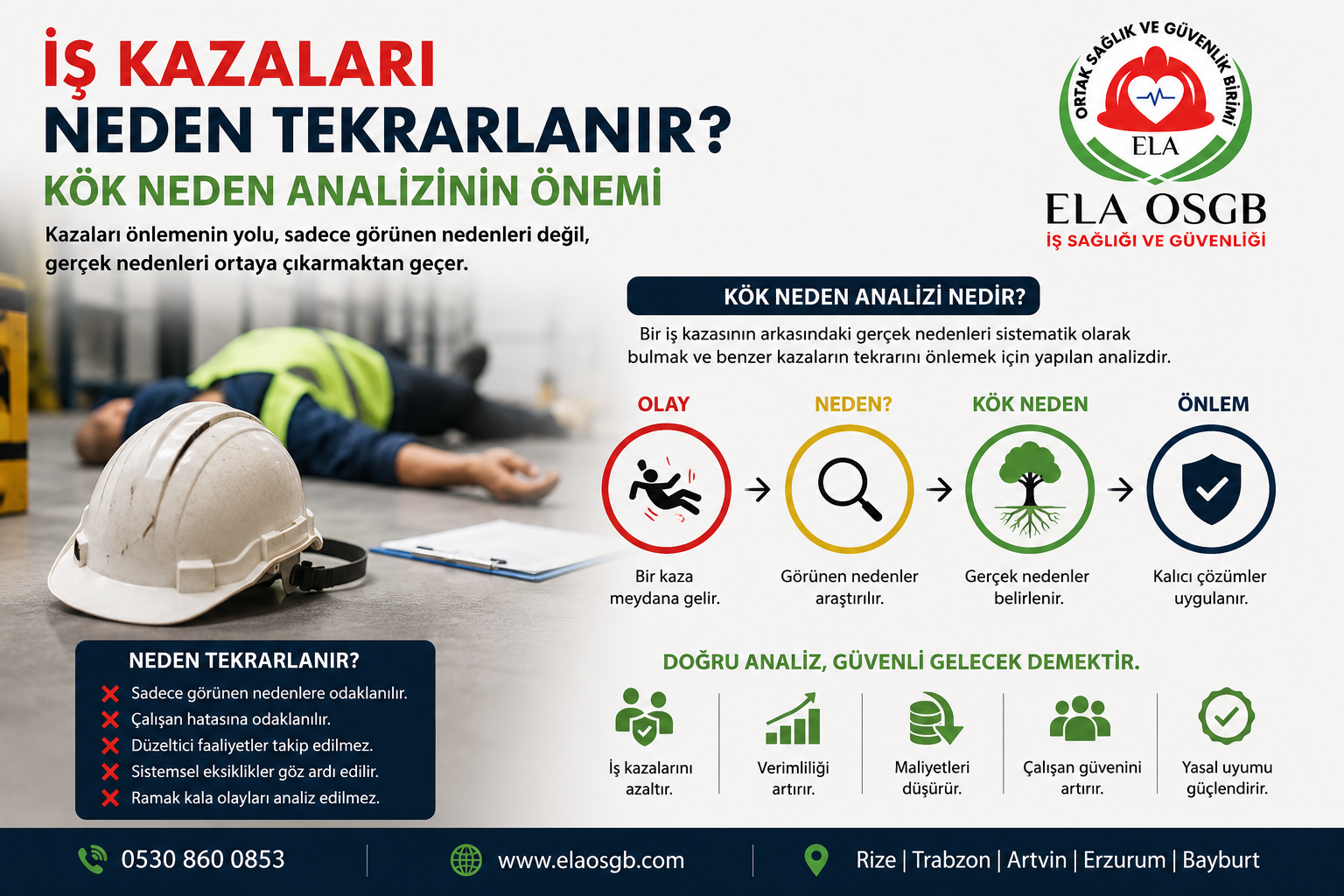 İş Kazaları Neden Tekrarlanır? Kök Neden Analizinin Önemi